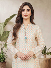 2 Piece Self Jacquard Suit (Pret)
