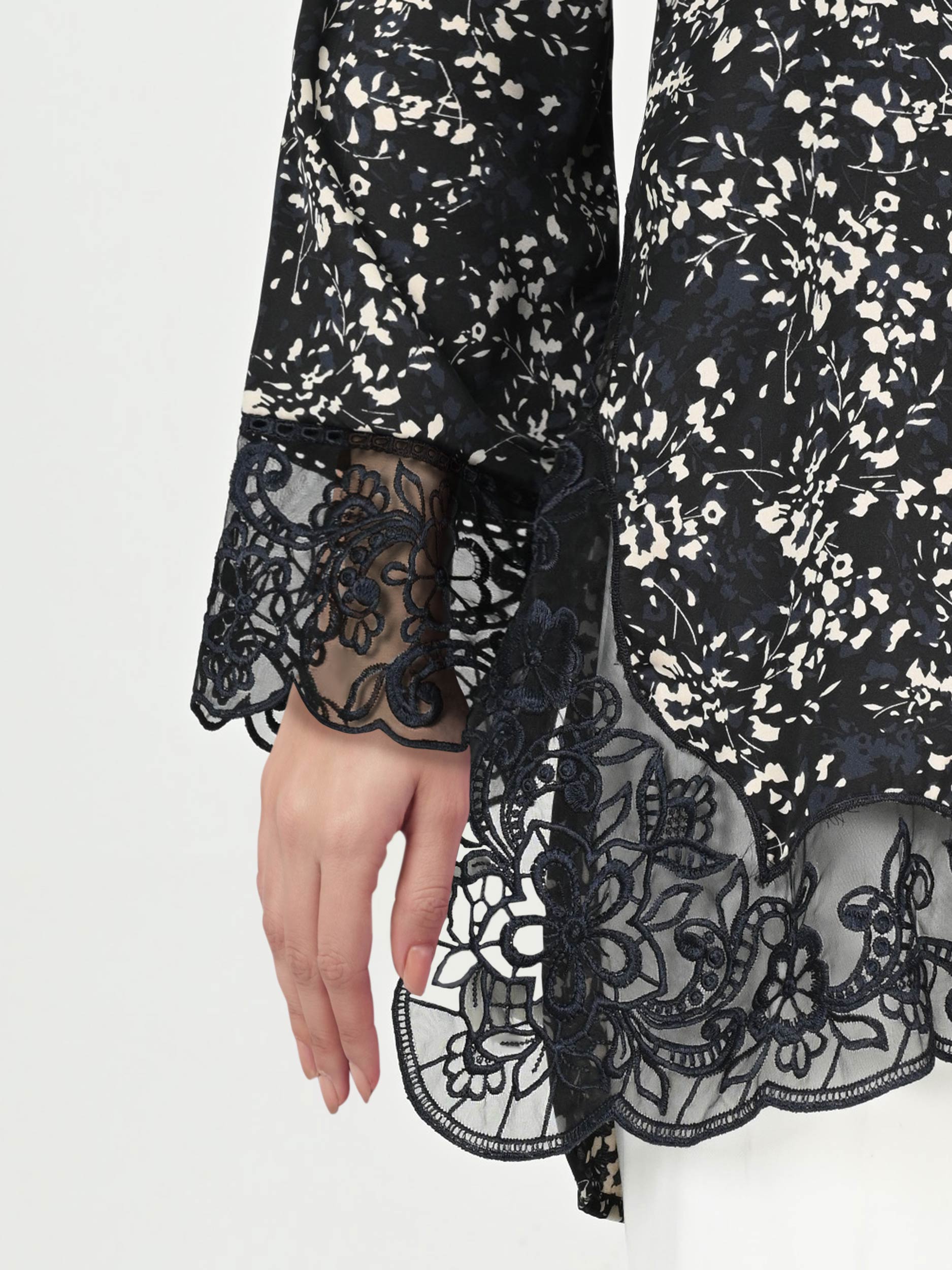 Silk Kurti- Embroidered (Pret)