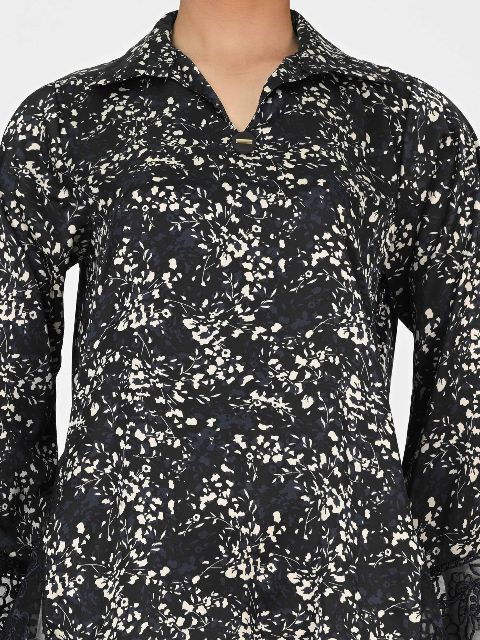 Silk Kurti- Embroidered (Pret)