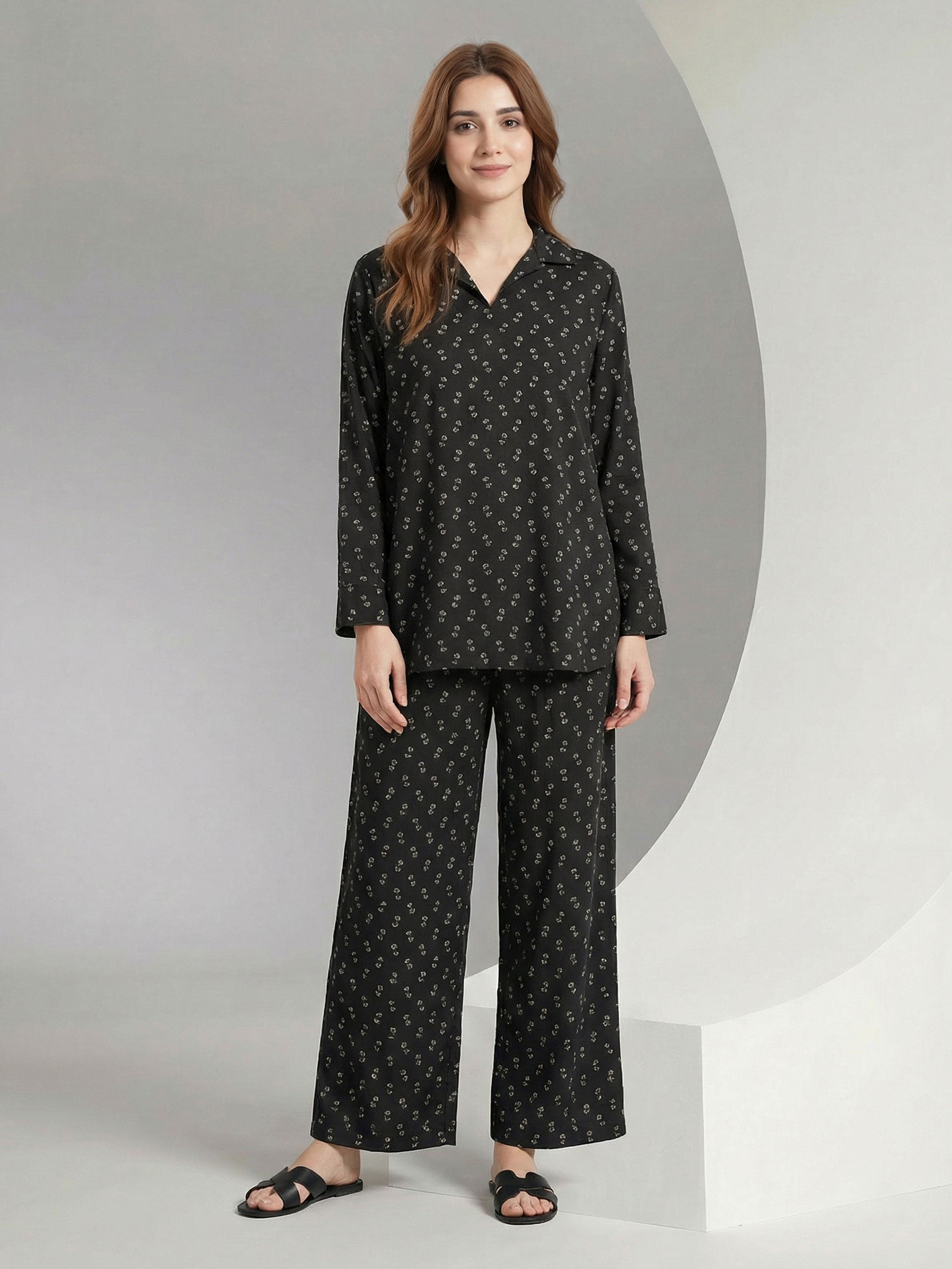 2 Piece Silk Suit (Pret)
