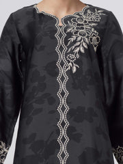 2 Piece Silk Suit- Embroidered (Pret)