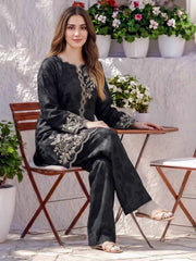 2 Piece Silk Suit- Embroidered (Pret)