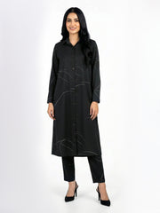 2 Piece Silk Suit- Printed (Pret)