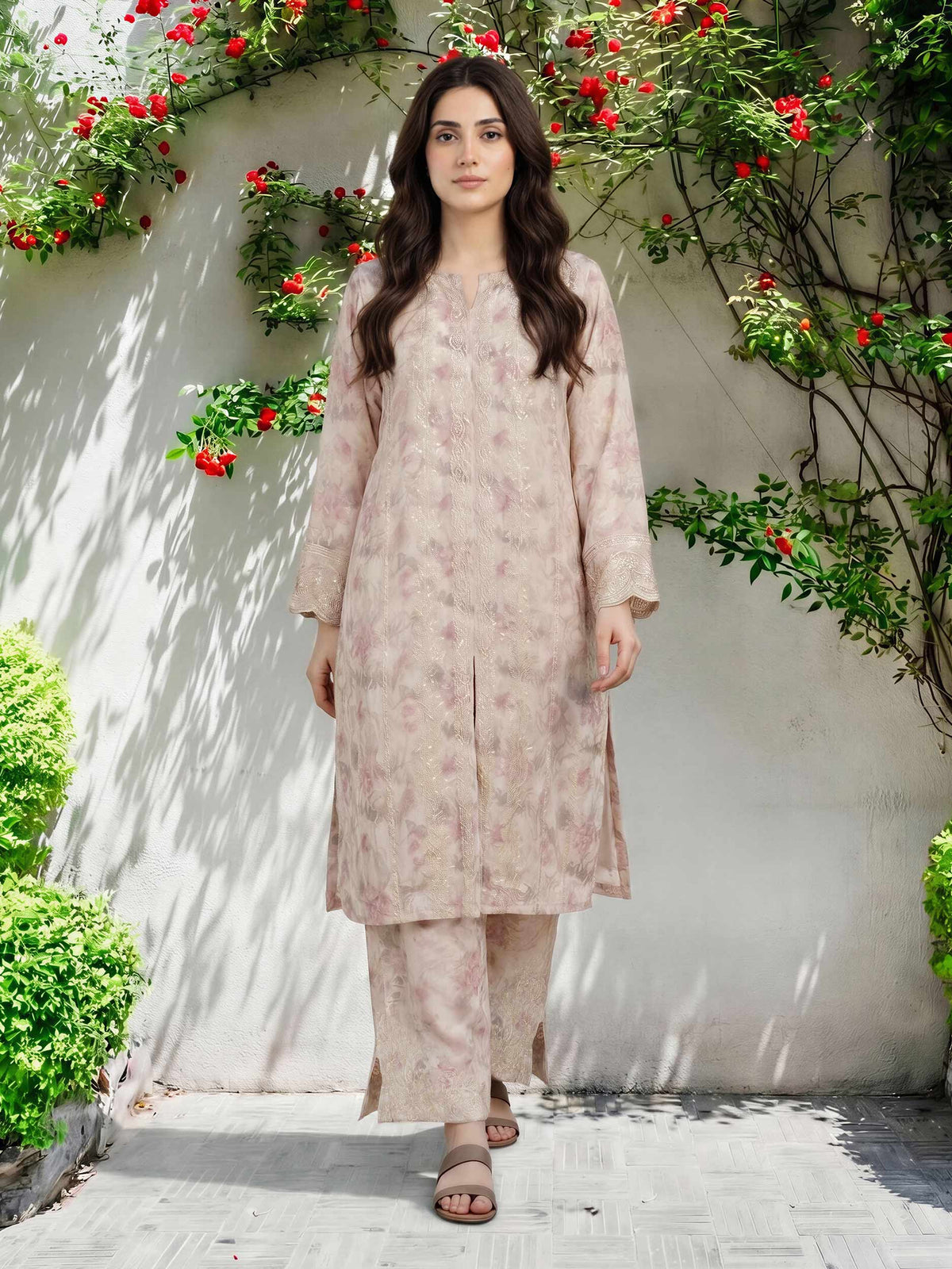 2 Piece Grip Suit- Embroidered (Pret)