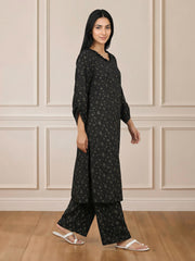 2 Piece Silk Suit- Embellished (Pret)