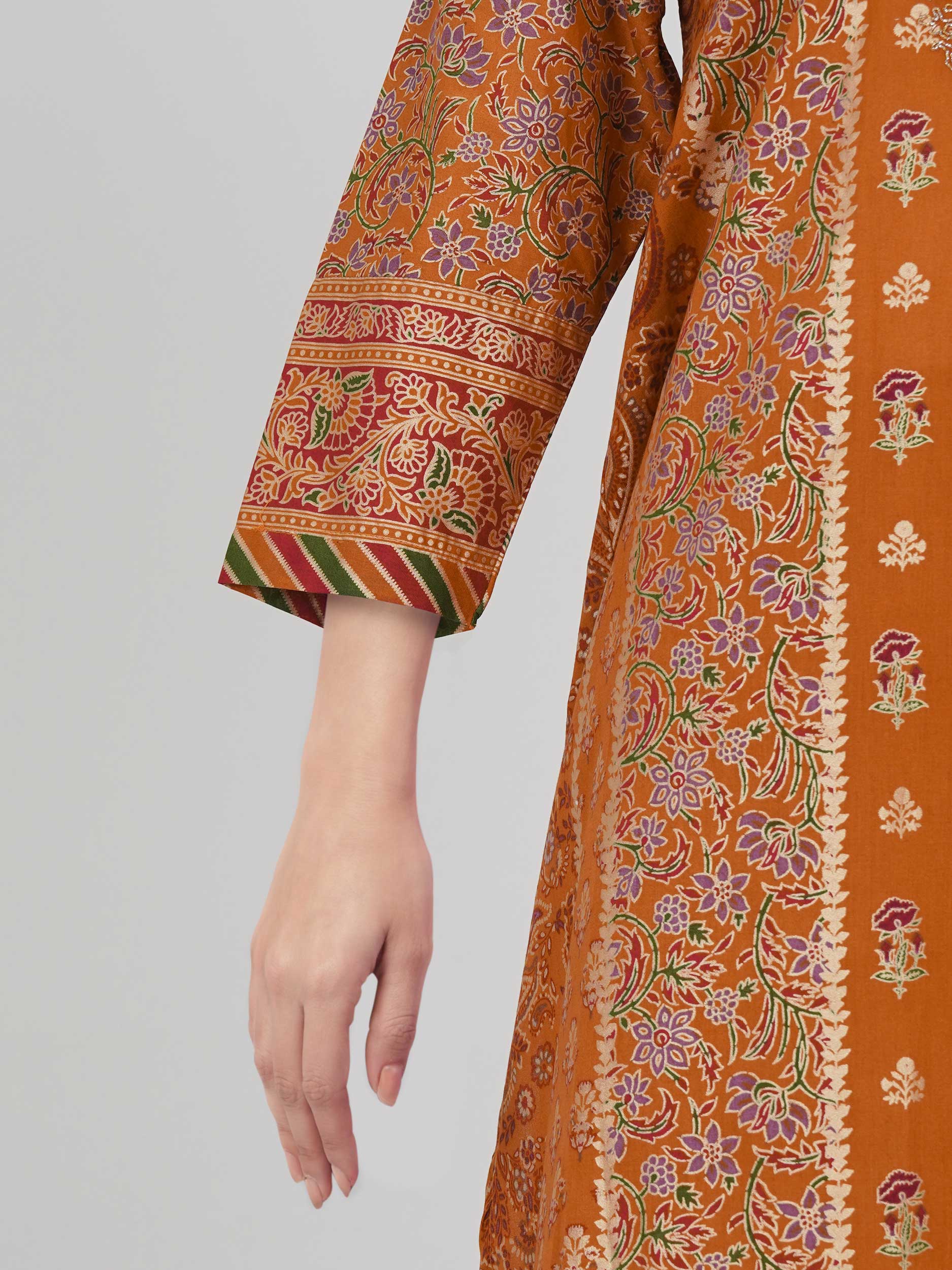 2 Piece Lawn Suit- Embroidered (Pret)