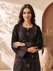 2 Piece Silk Suit- Embroidered (Pret)