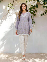 Viscose Kurti- Embroidered (Pret)