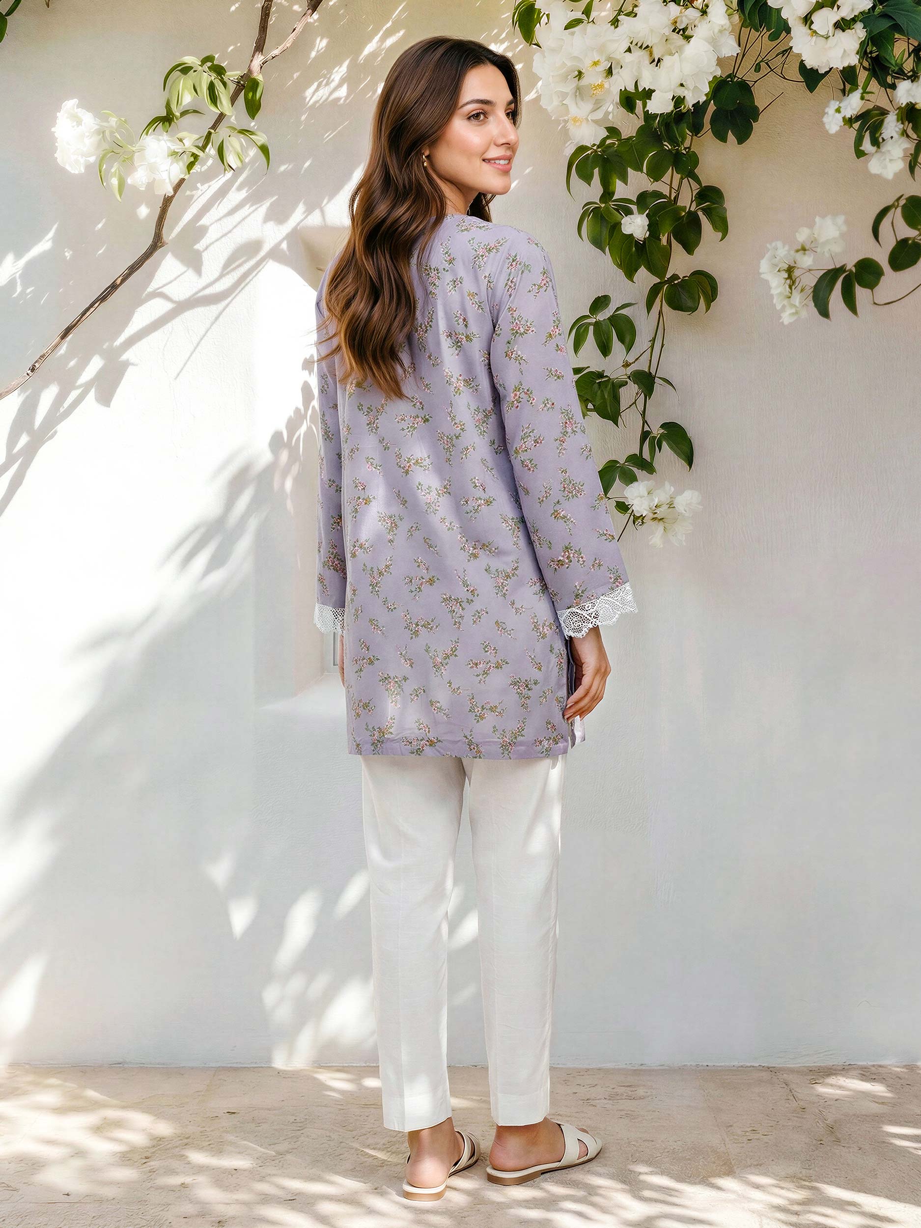 Viscose Kurti- Embroidered (Pret)