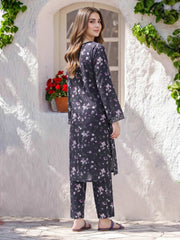 2 Piece Viscose Cotton Suit- Embroidered (Pret)