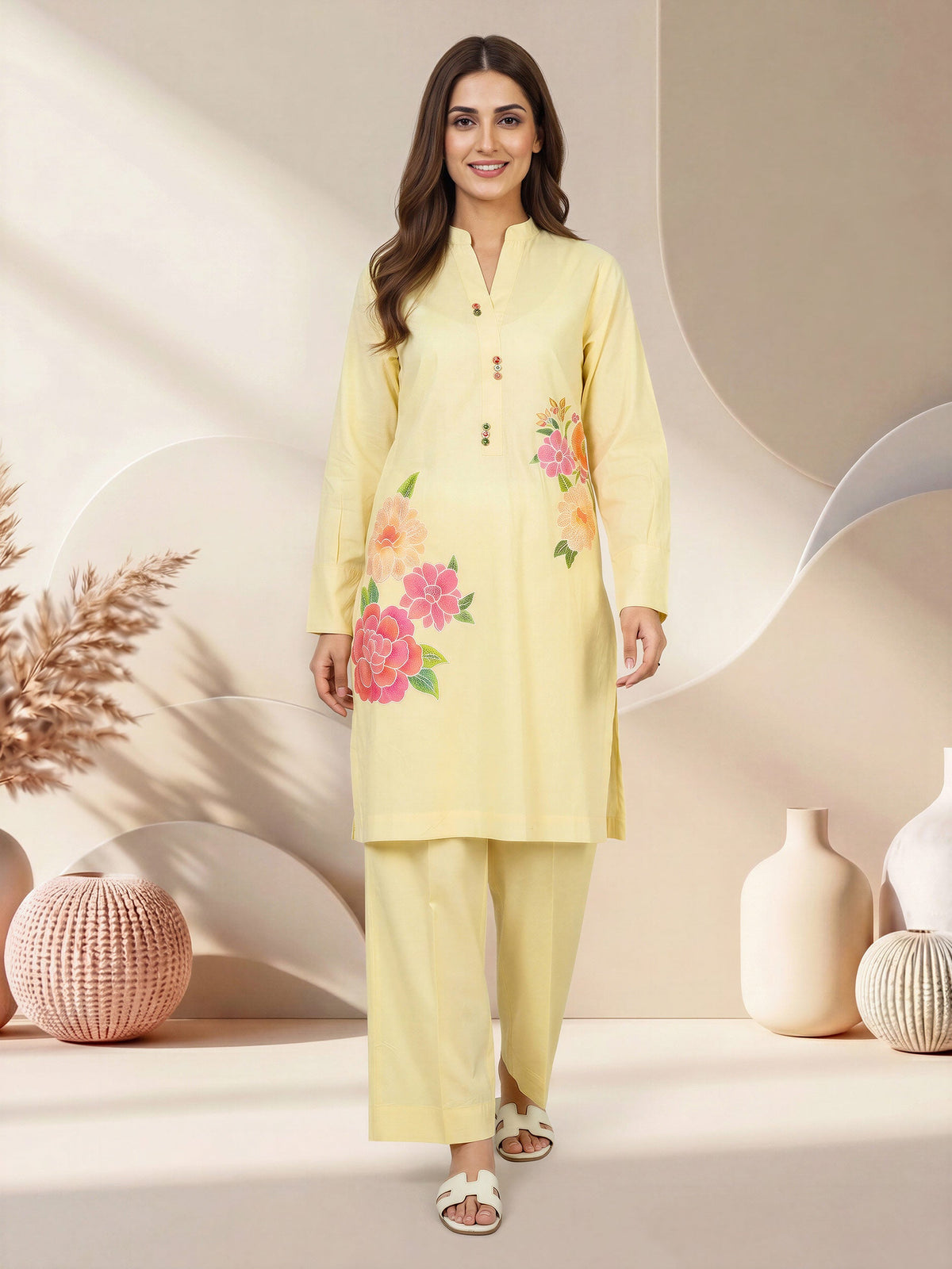 2 Piece Lawn Suit (Pret)