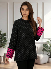 Silk Kurti-Embroidered (Pret)