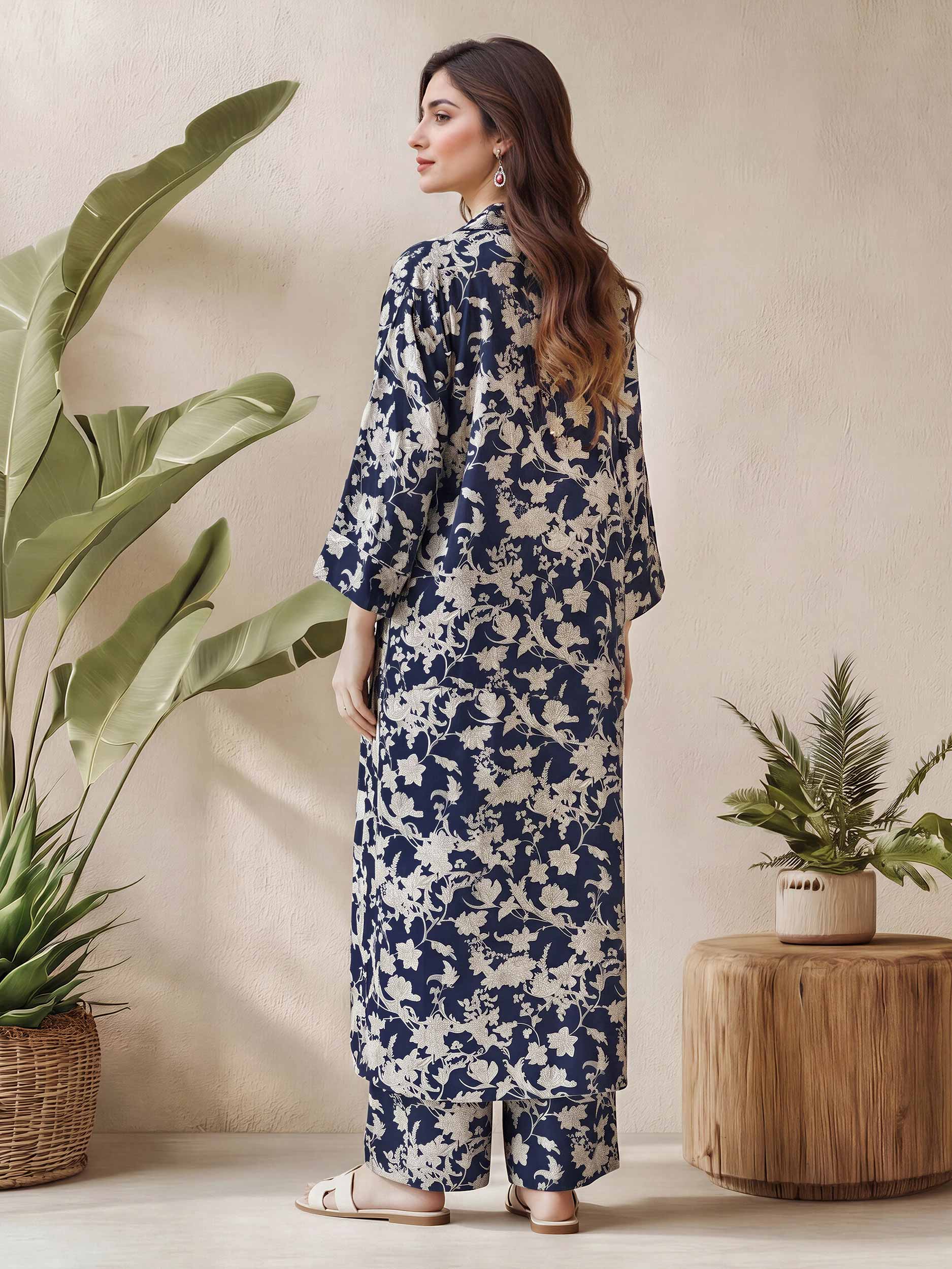 2 Piece Silk Suit (Pret)