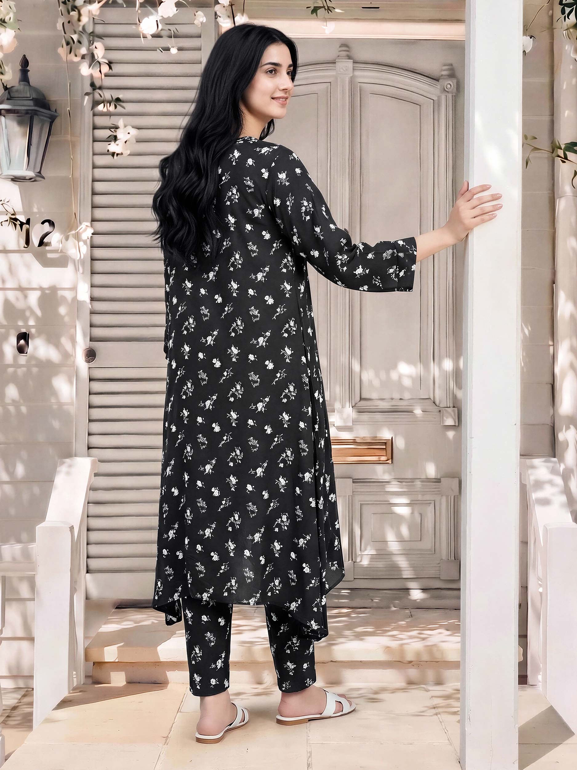 2 Piece Silk Suit (Pret)