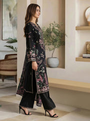 3 Piece Lawn Suit- Embroidered (Pret)