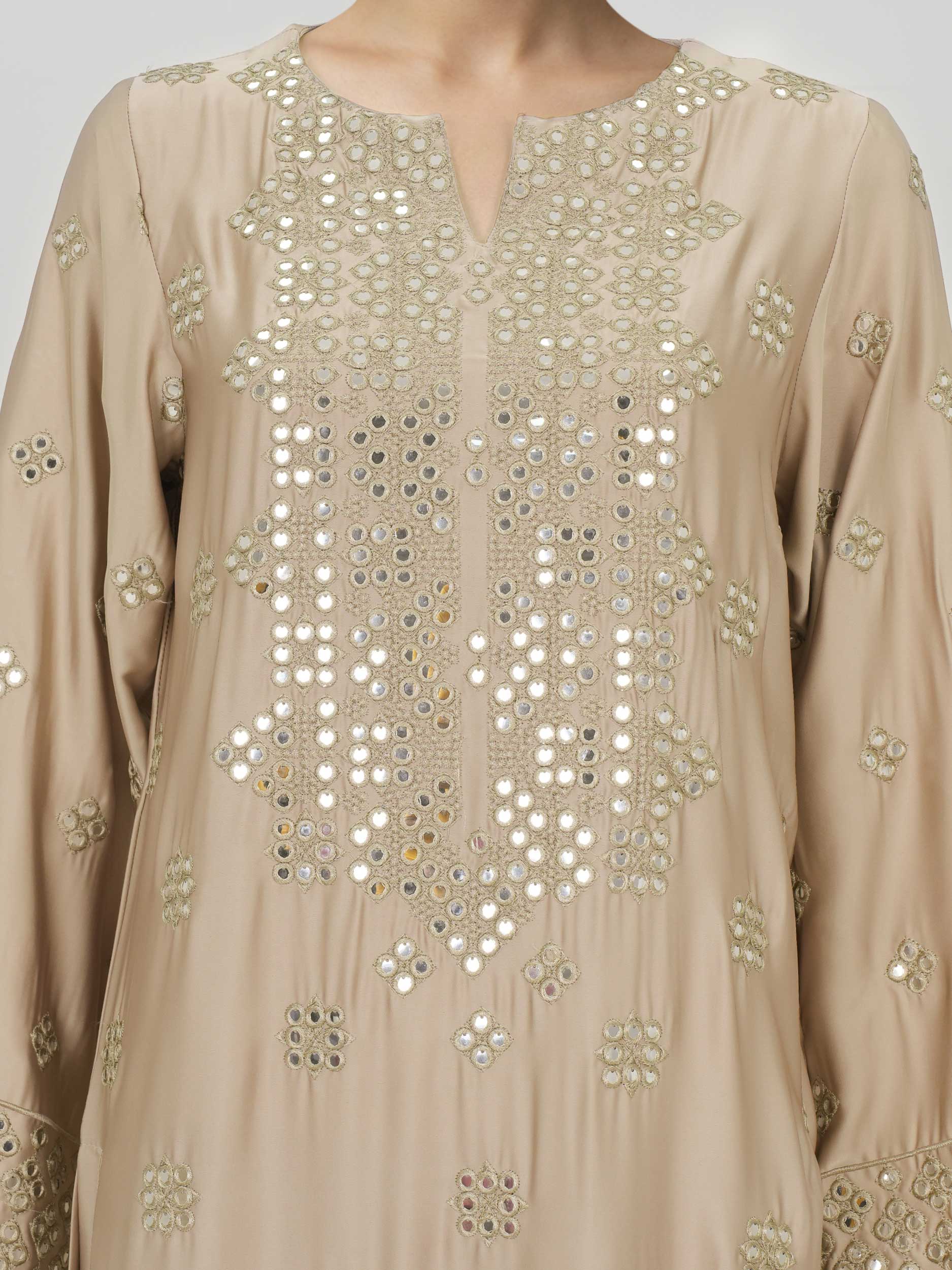 2 Piece Silk Suit-Embroidered (Pret)