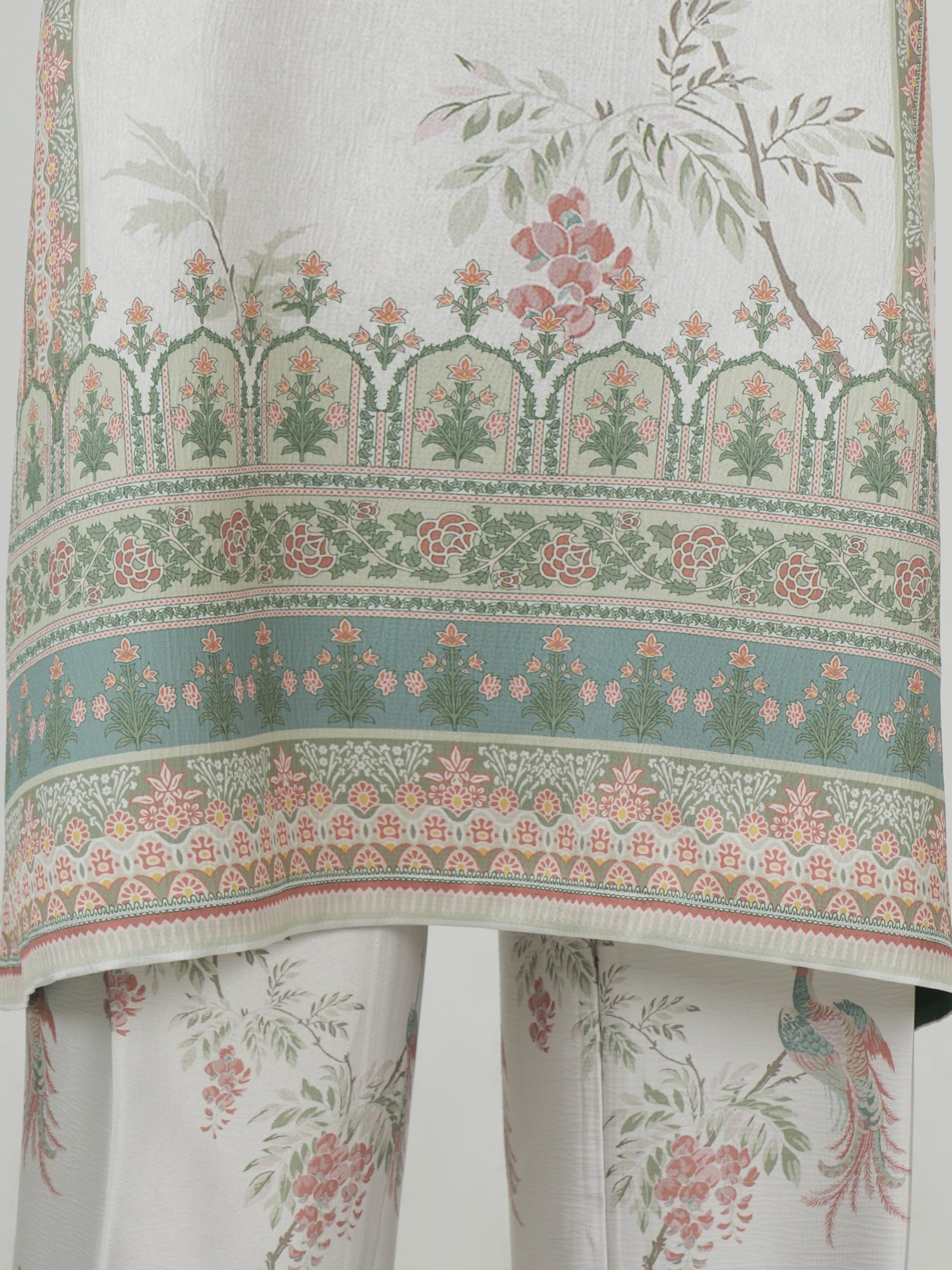 2 Piece Silk Suit- Embellished (Pret)
