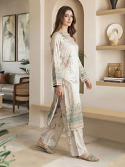 2 Piece Silk Suit- Embellished (Pret)