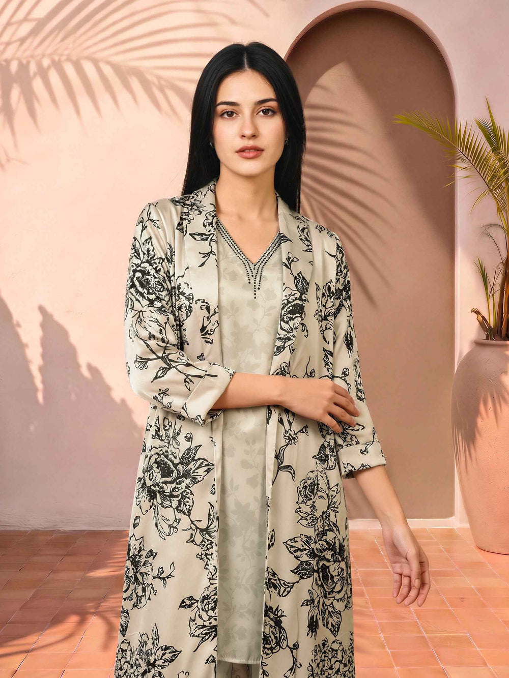 2 Piece Silk Suit (Pret)