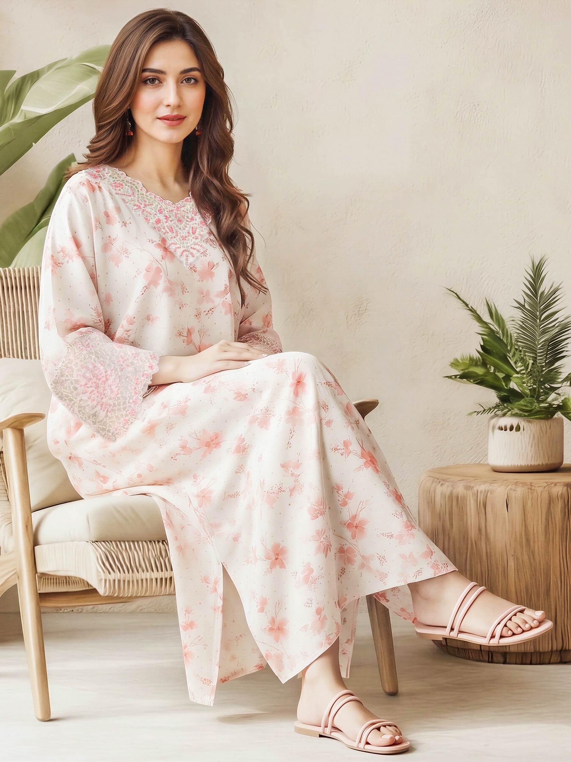 Grip Kaftan- Embroidered (Pret)