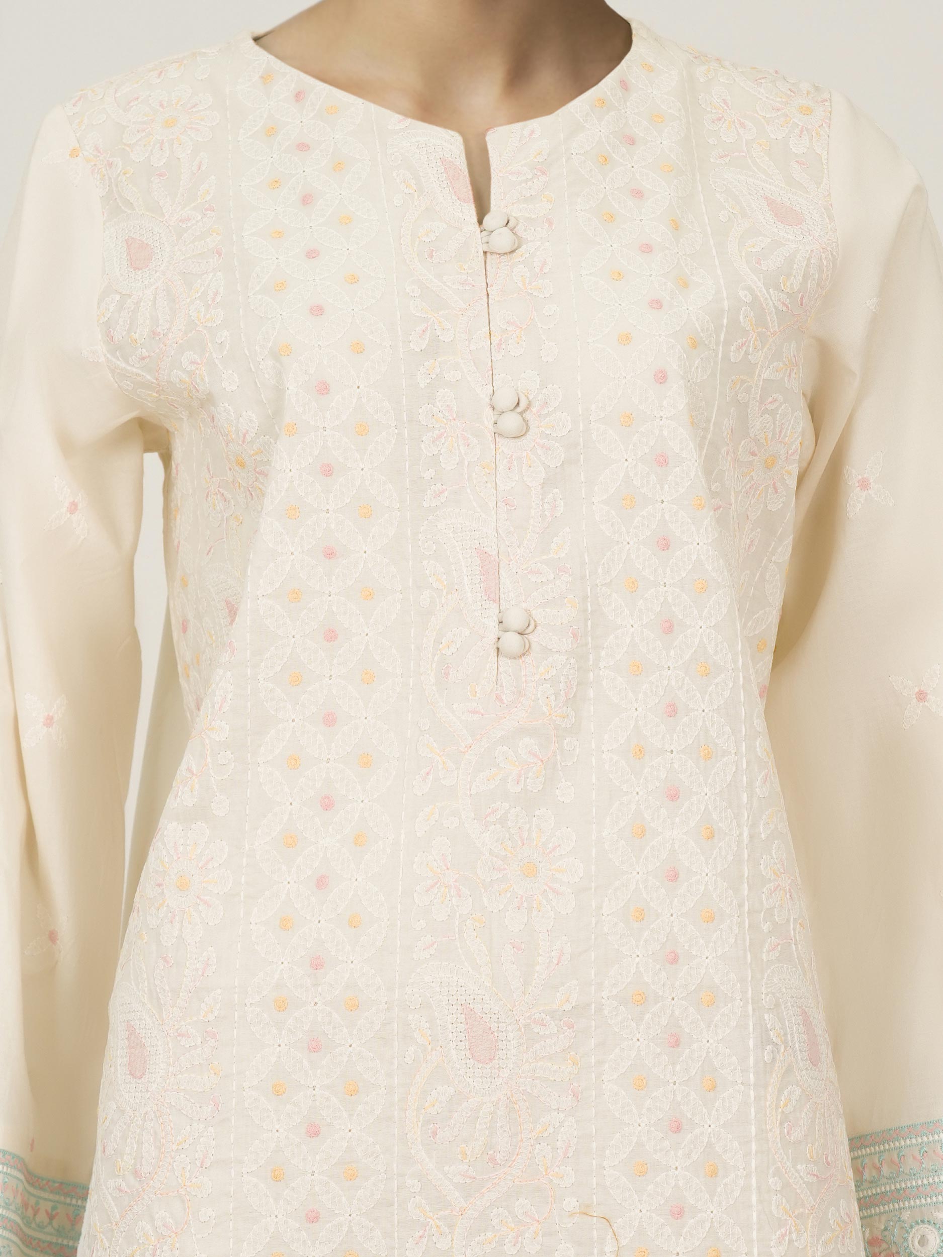 2 Piece Lawn Suit- Embroidered (Pret)