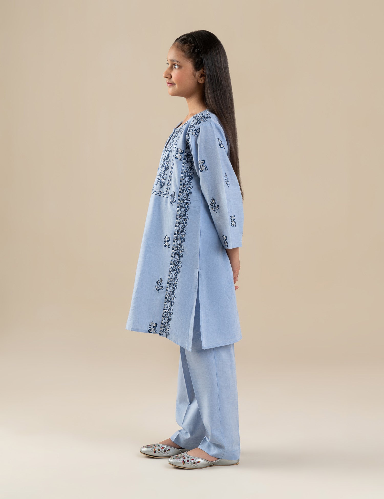 2 PIECE ETHNIC EMBROIDERED SUIT