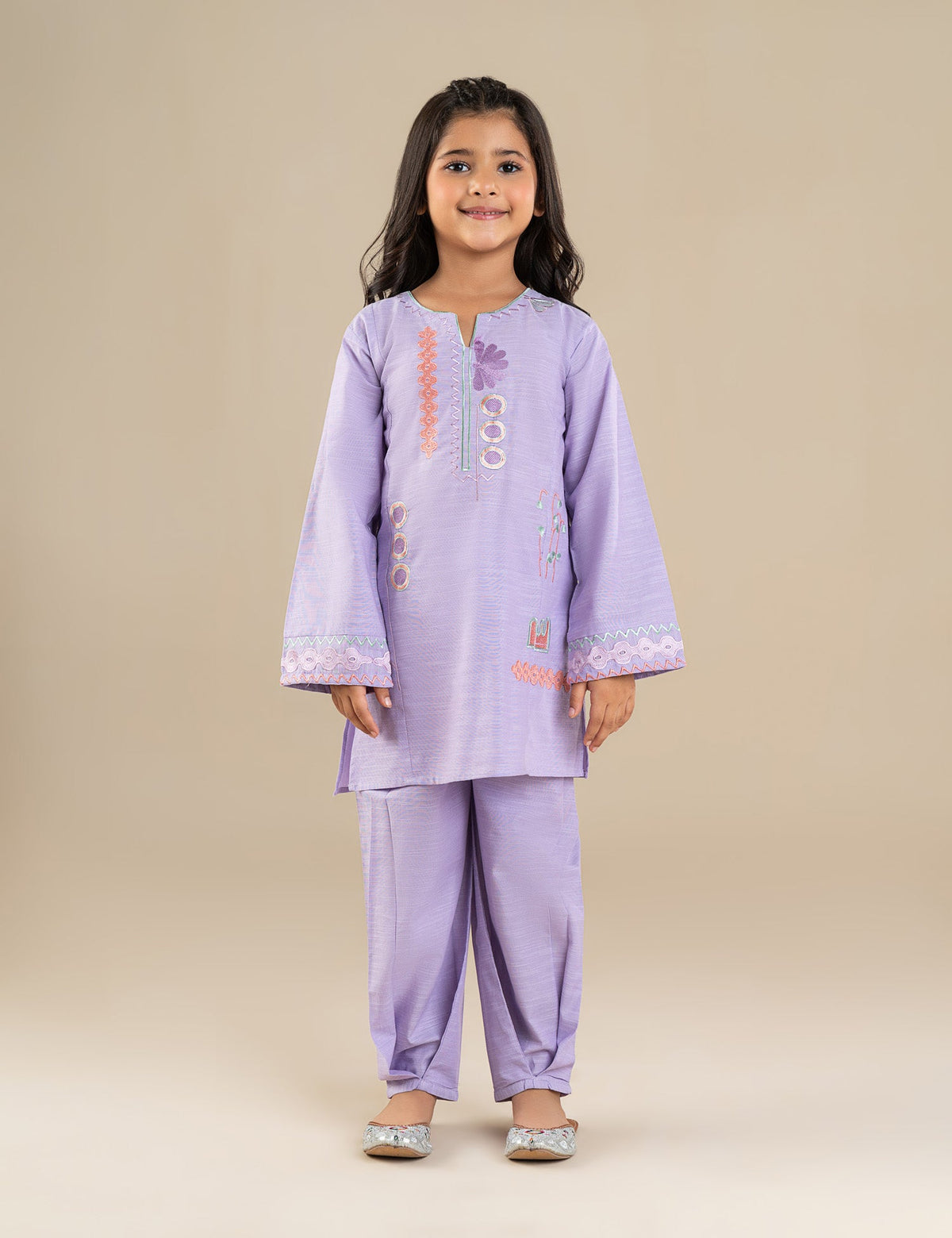 2 PIECE EMBROIDERED SUIT
