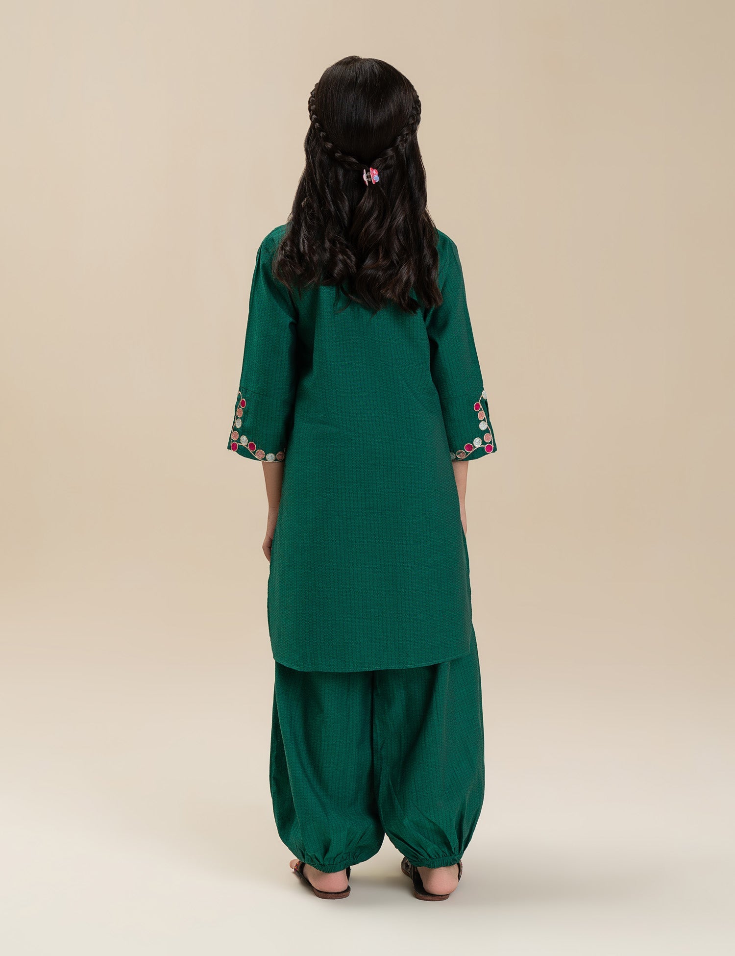 2 PIECE VIBRANT EMBROIDERED SUIT