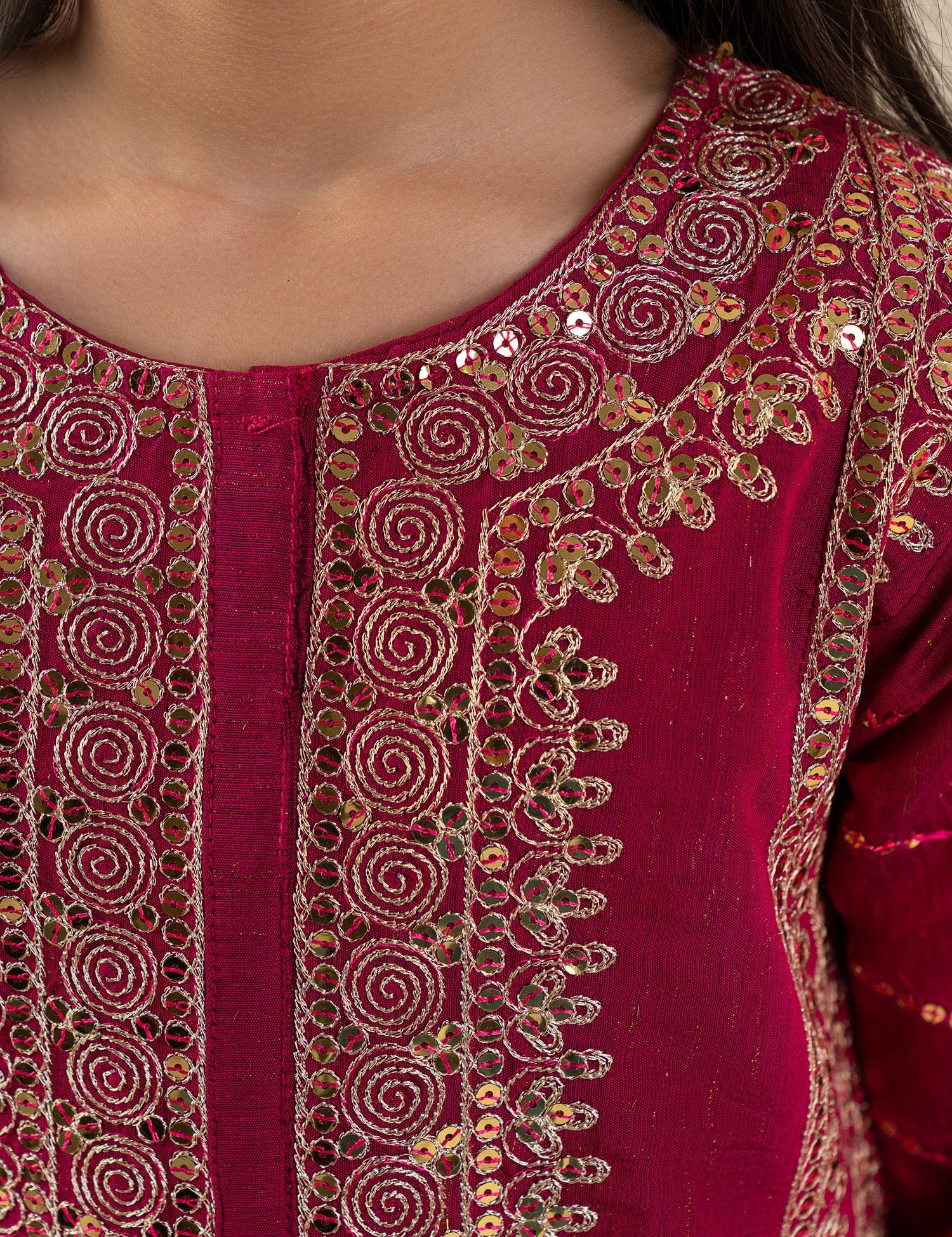 2 PIECE ETHNIC EMBROIDERED SUIT