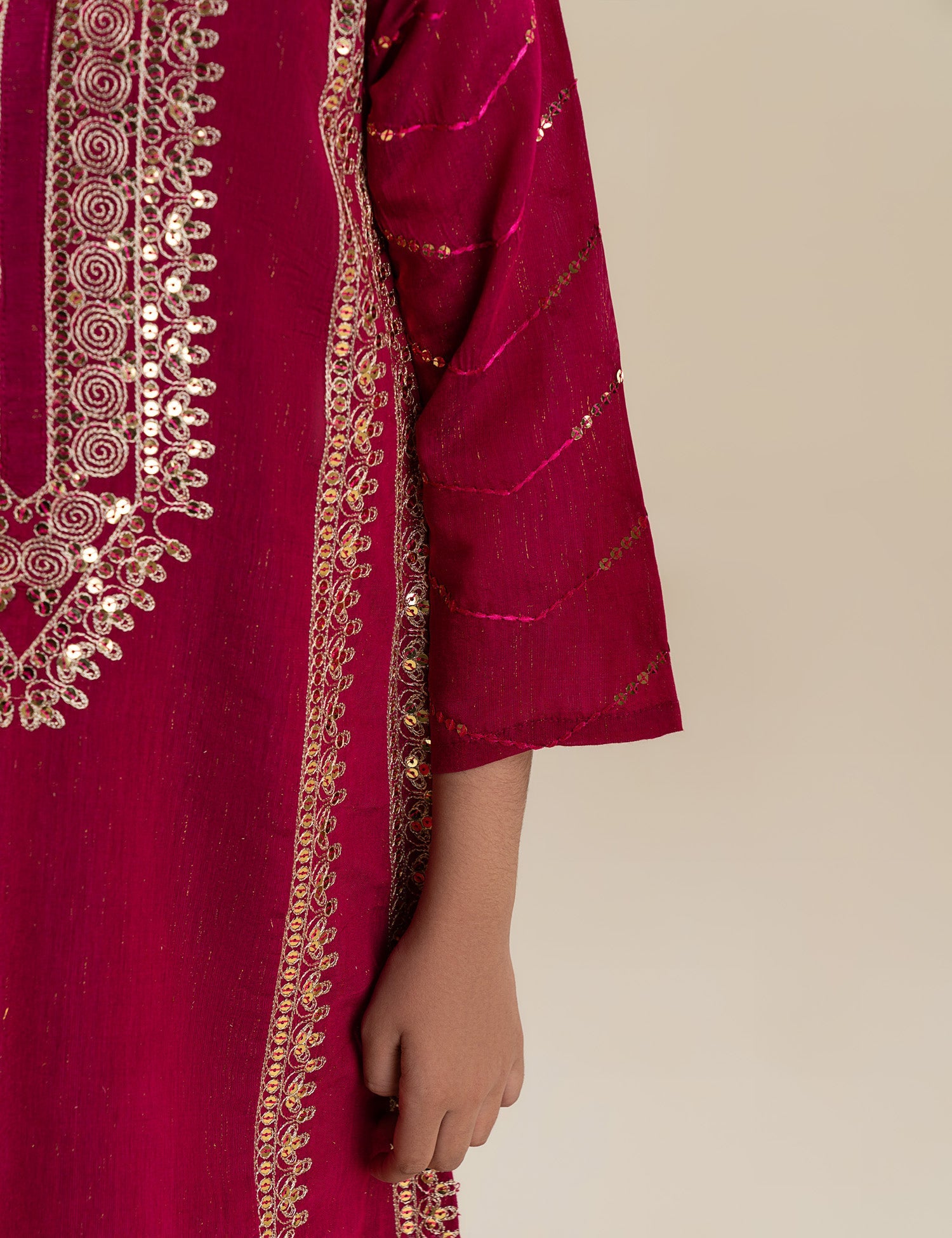 2 PIECE ETHNIC EMBROIDERED SUIT
