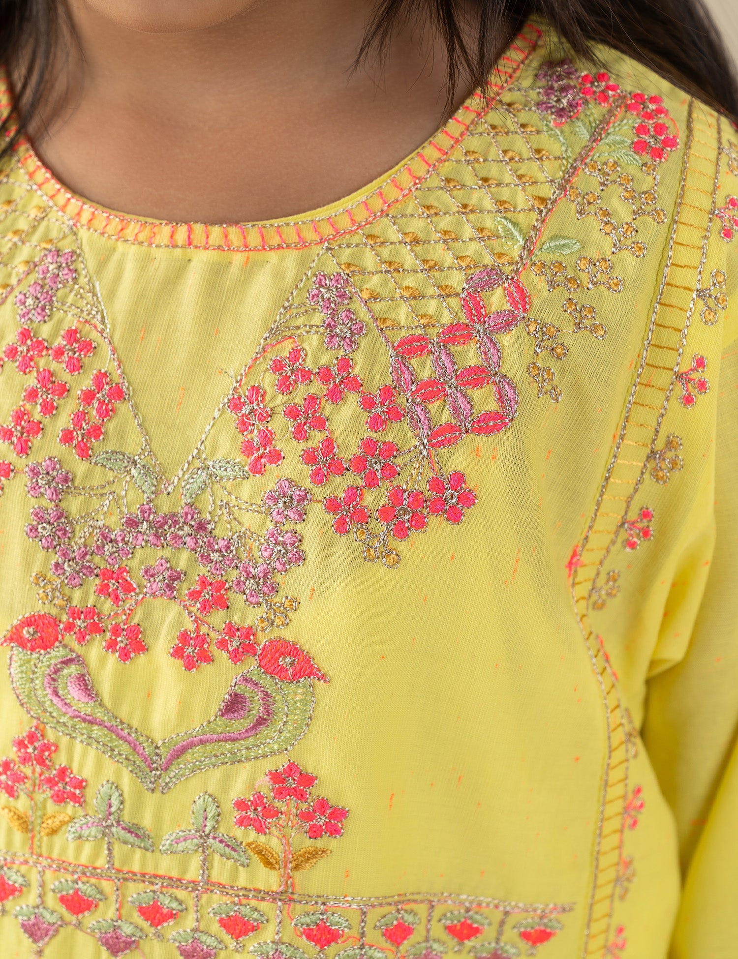 2 PIECE TILLA EMBROIDERED SUIT