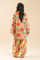PRINTED LUREX LAWN SHIRT (PRET)