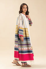 3 PIECE EMBROIDERED JACQUARD SUIT (PRET)