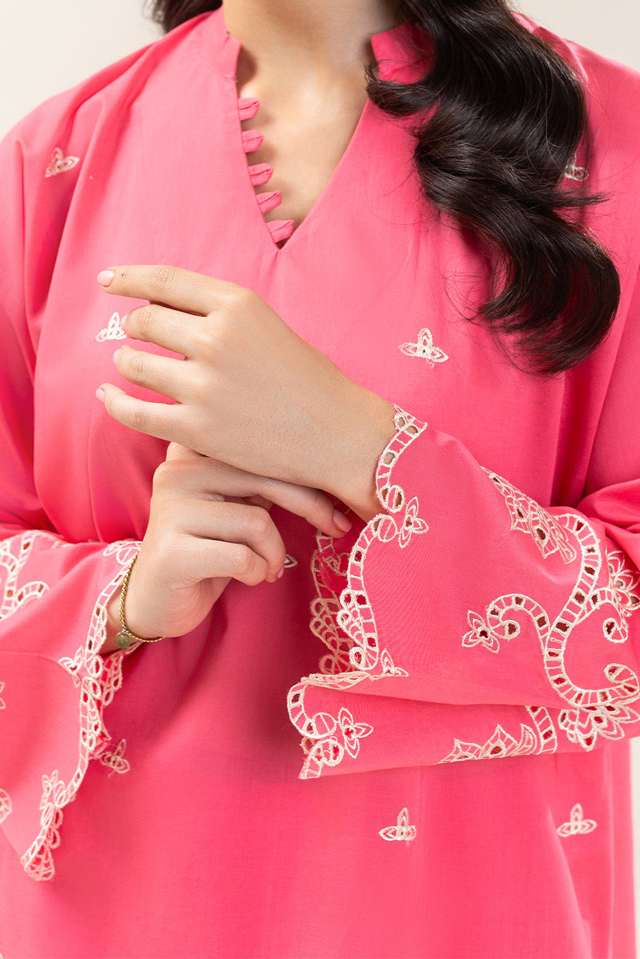 2 PIECE EMBROIDERED LAWN SUIT (PRET)