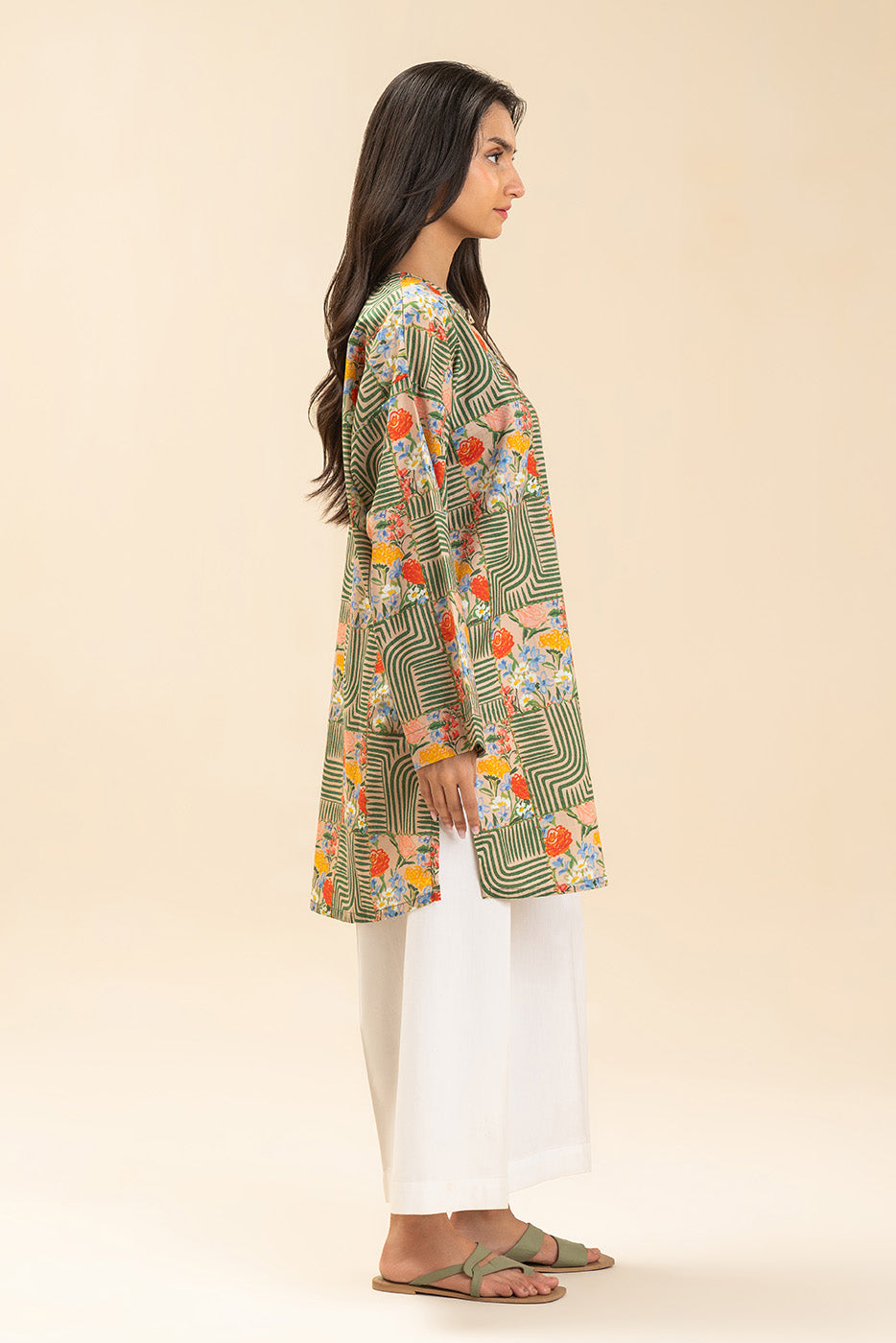 PRINTED LAWN SHIRT (PRET)