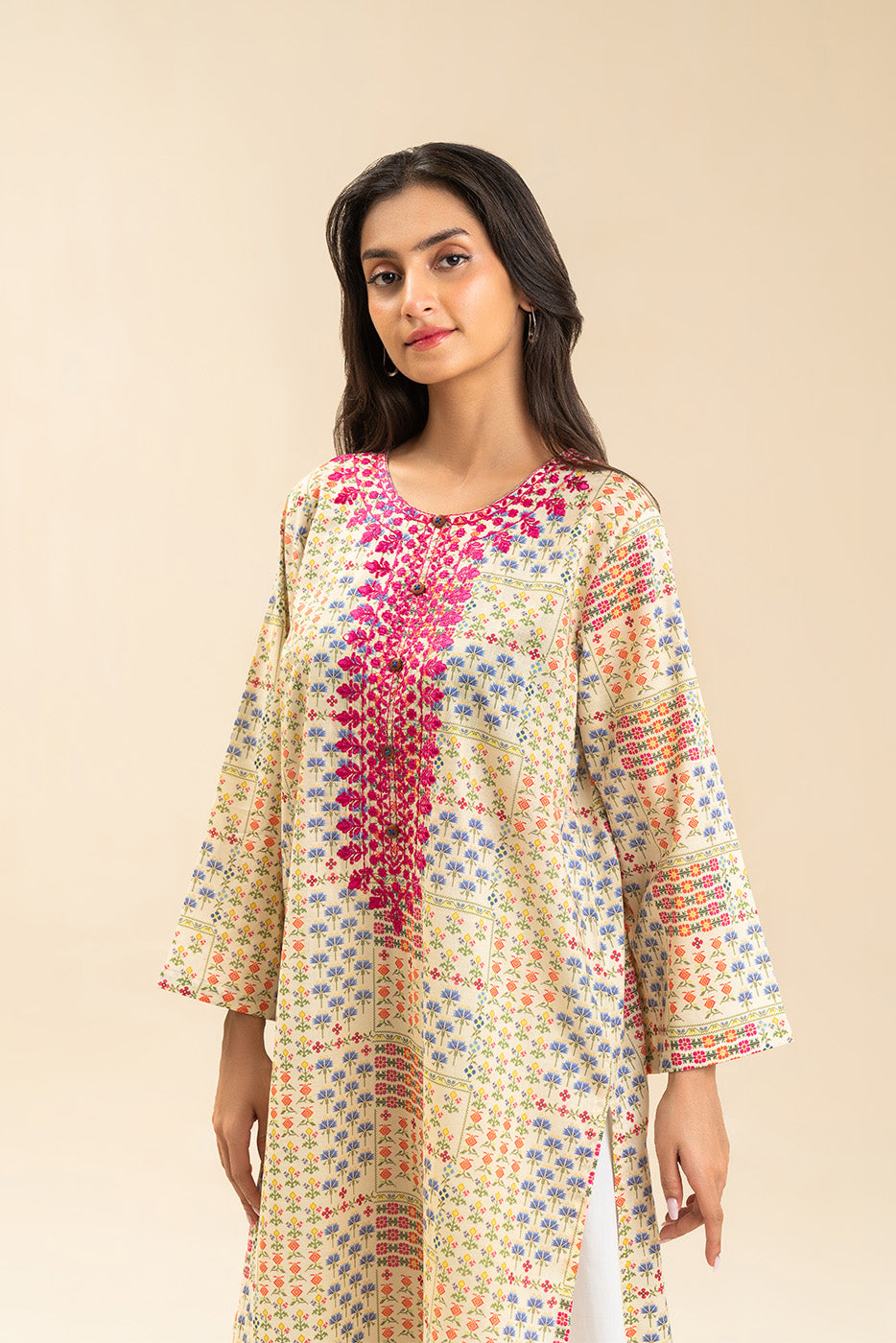 PRINTED LAWN SHIRT (PRET)