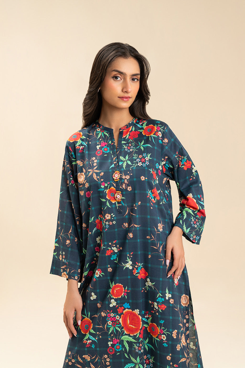 2 PIECE EMBROIDERED LAWN SUIT (PRET)