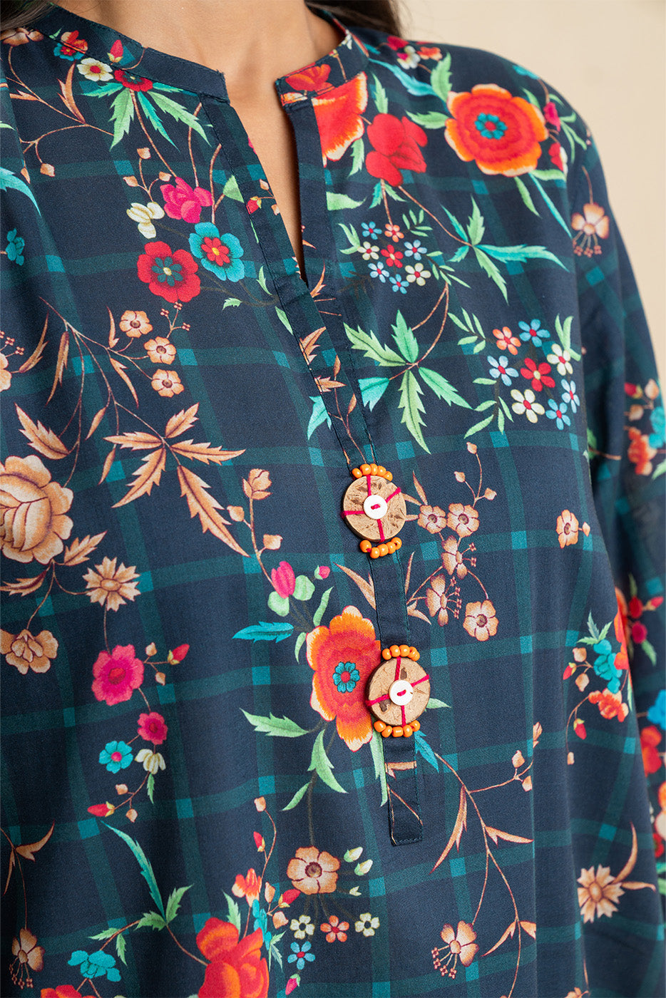 2 PIECE EMBROIDERED LAWN SUIT (PRET)