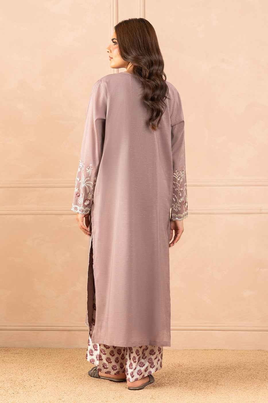 2 PIECE EMBROIDERED ZARI JACQUARD SUIT (LUXURY PRET)