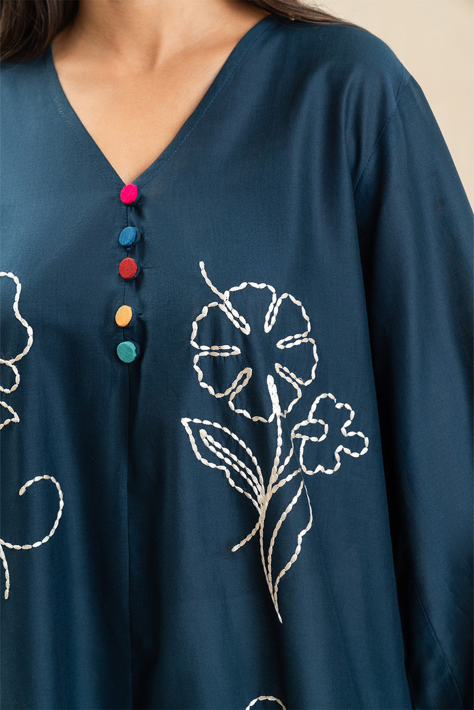 EMBROIDERED LAWN SHIRT (PRET)