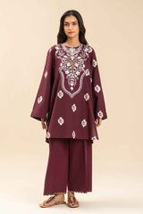 EMBROIDERED LUREX JACQUARD SHIRT (PRET)