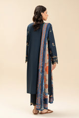 3 PIECE EMBROIDERED LAWN SUIT (PRET)