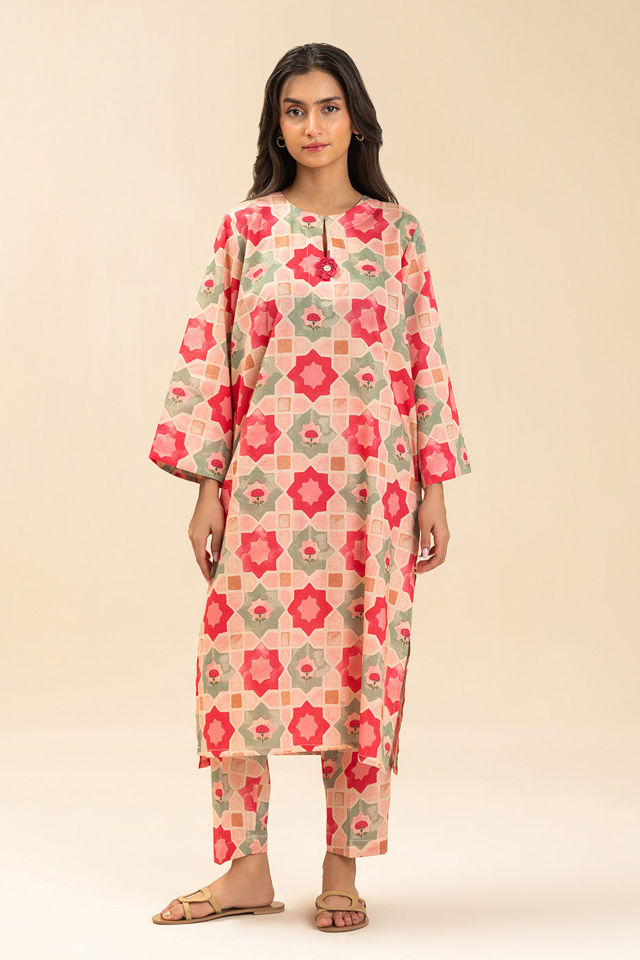 PRINTED LAWN SHIRT (PRET)