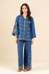 2 PIECE EMBROIDERED MULTI NEPS SUIT (FLOW)
