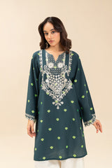 EMBROIDERED JACQUARD SHIRT (PRET)