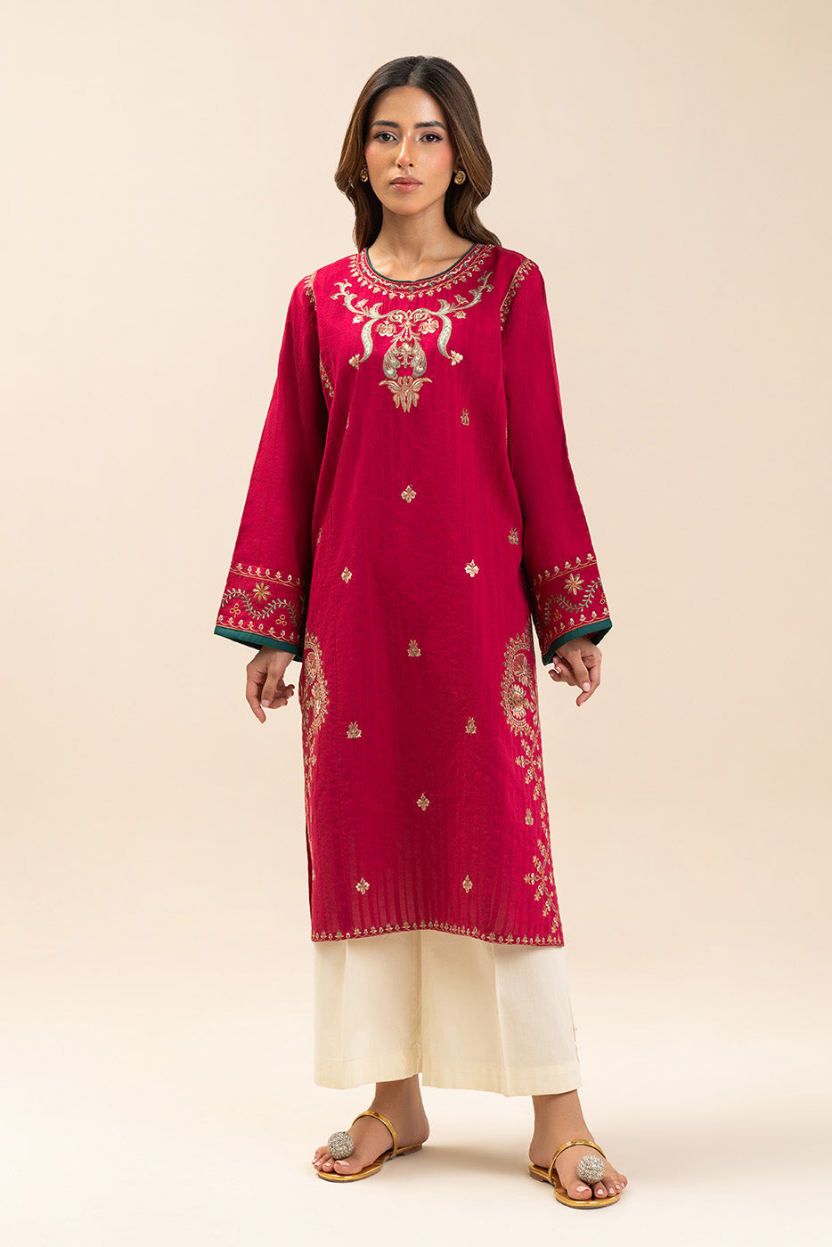 EMBROIDERED DORIA SHIRT (PRET)