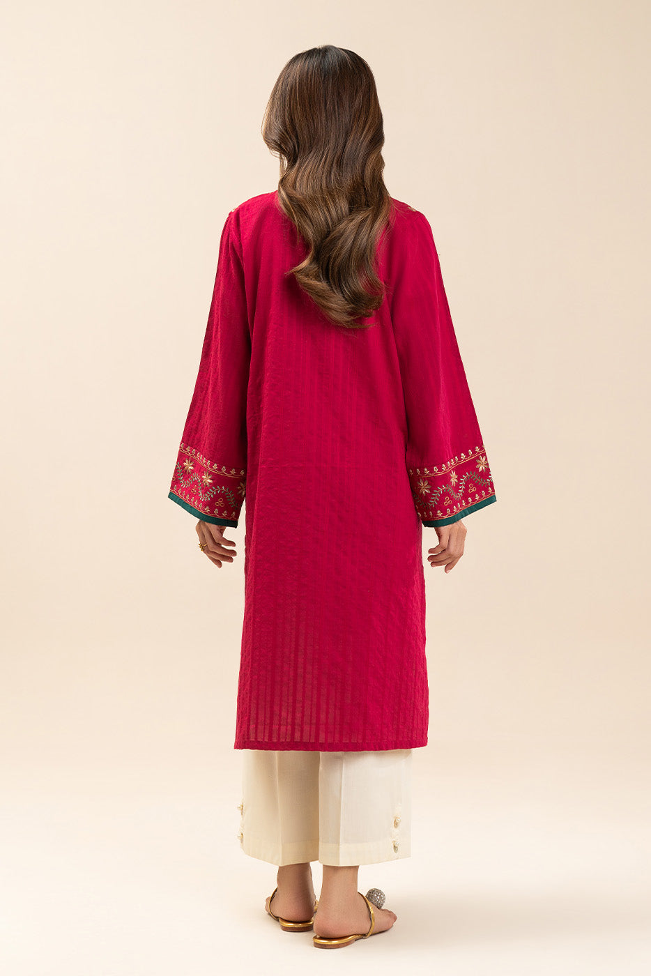 EMBROIDERED DORIA SHIRT (PRET)