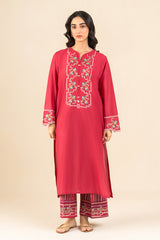 2 PIECE EMBROIDERED DORIA SUIT (PRET)