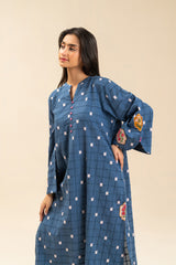 2 PIECE EMBROIDERED BROCHIA JACQUARD SUIT (PRET)