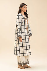 2 PIECE EMBROIDERED BROCHIA JACQUARD SUIT (PRET)